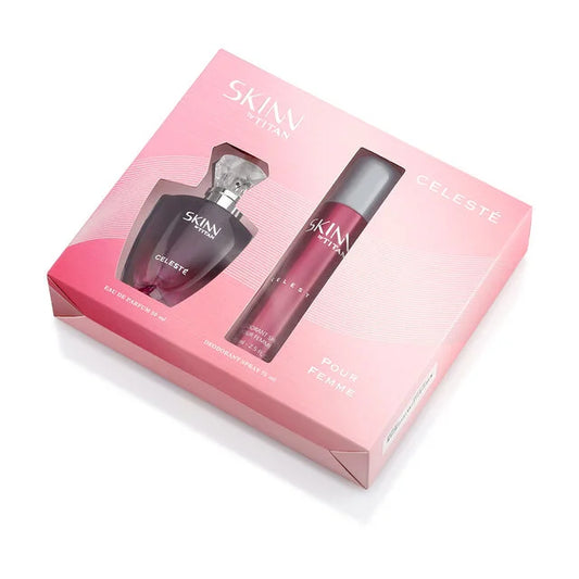 SKIN BY TITAN  CLASSIC COFFRET (CELESTE EDP,CELESTE DEO)  50ML-75