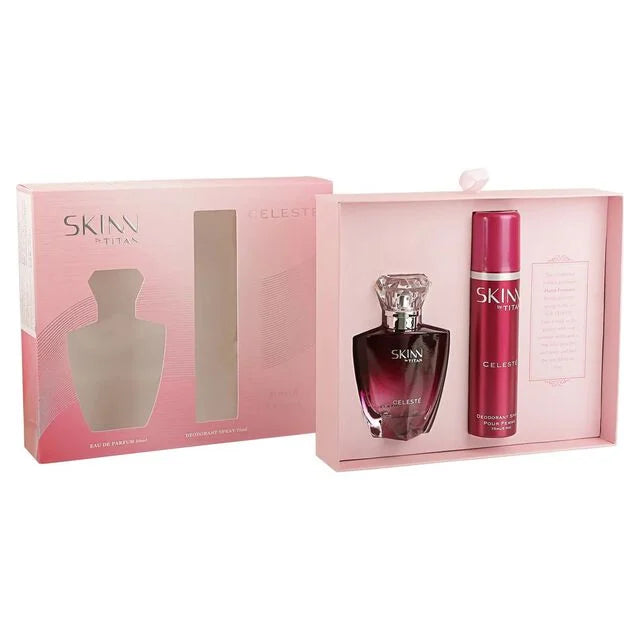 SKIN BY TITAN  CLASSIC COFFRET (CELESTE EDP,CELESTE DEO)  50ML-75