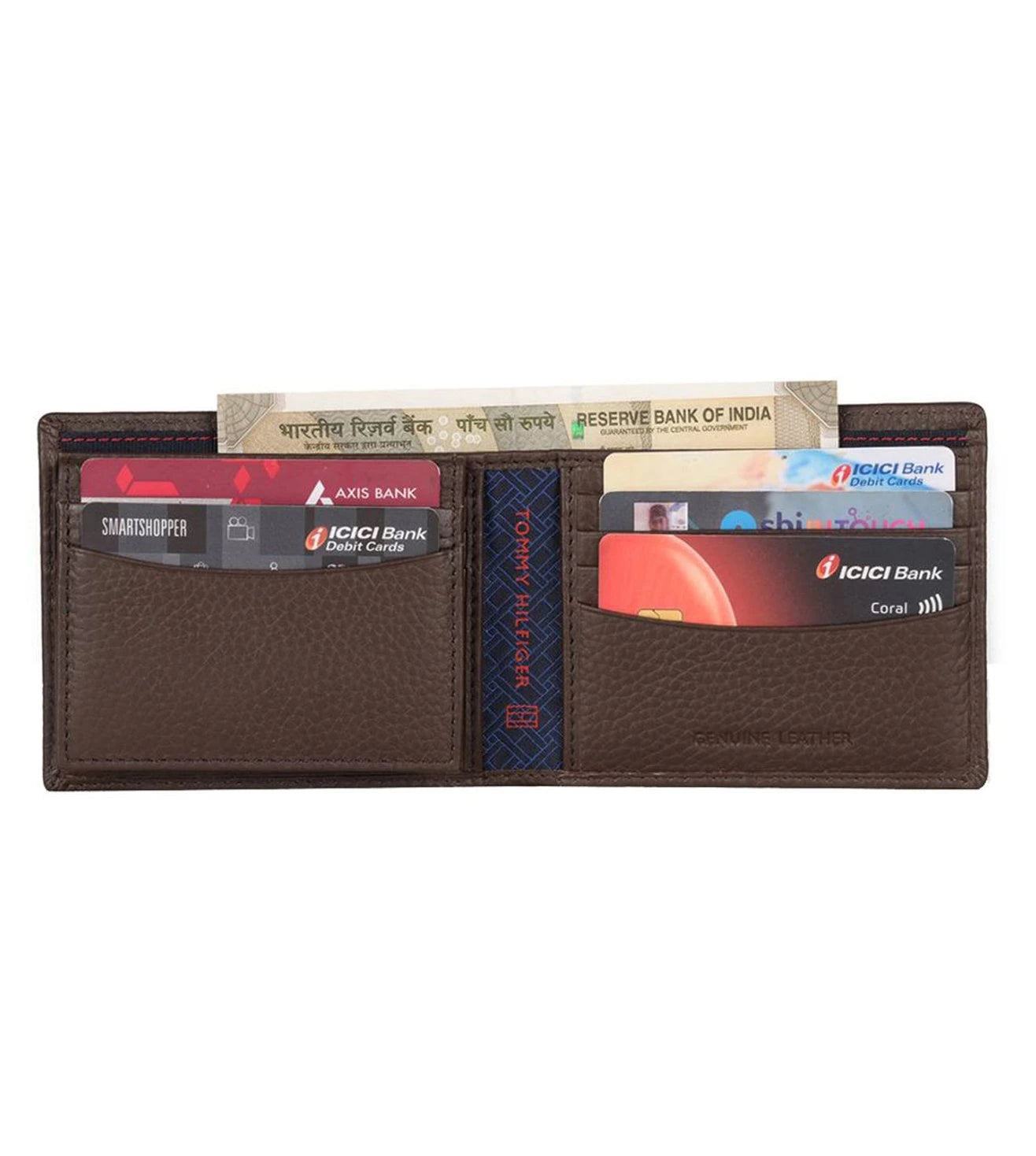 TOMMY HILFIGER  TH/ JESSE CH-03 WALLET BROWN