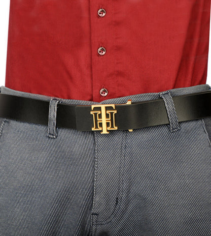 TOMMY HILFIGER  TH / LEROY NON-REV 01 BELT BLACK