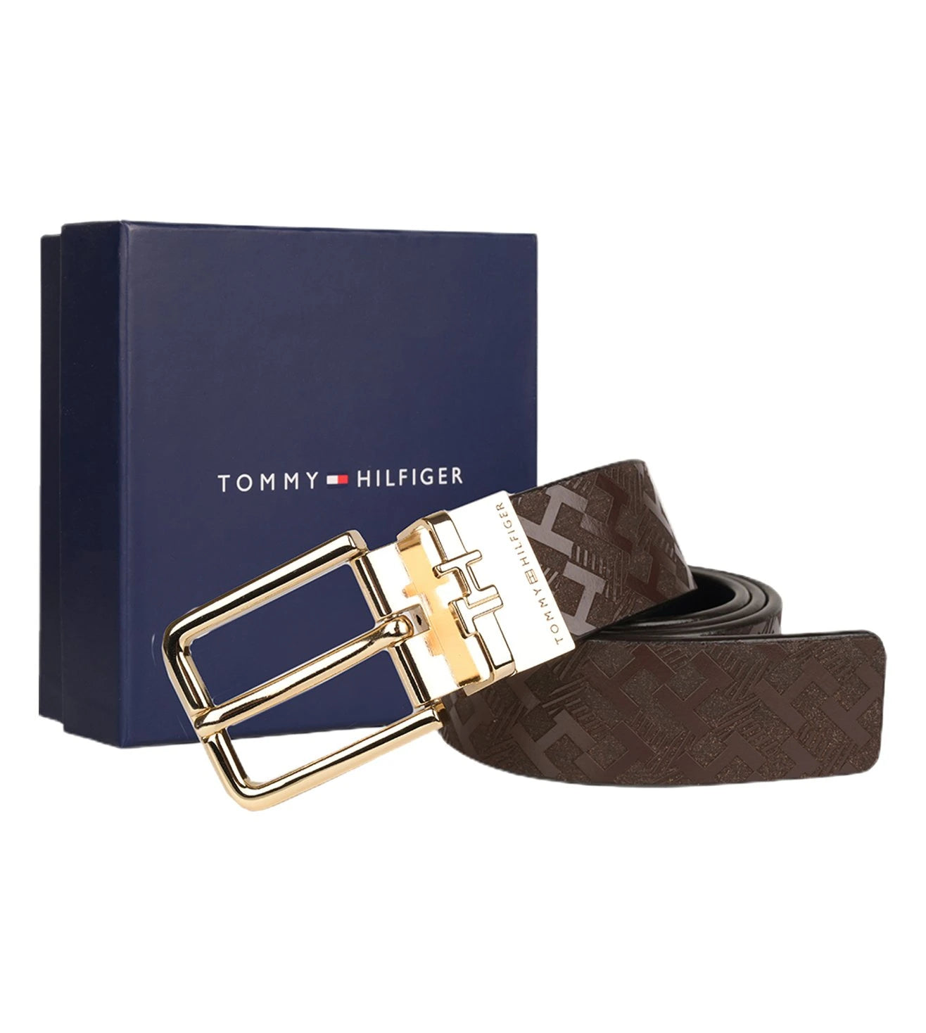 TOMMY HILFIGER  TH / TEO / REV / BROWN-NAVY