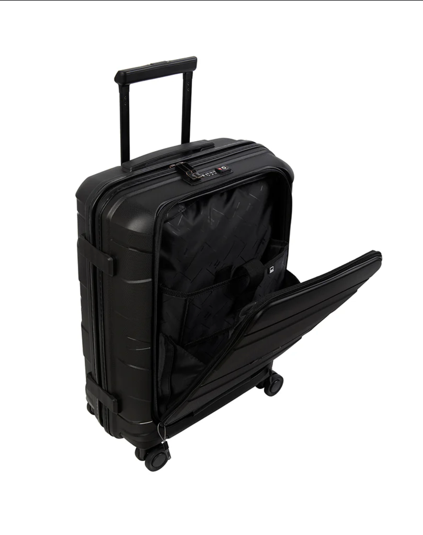 SOLIDLITE Momentous - Cabin with Pocket (Black) Expandable | Front Pocket | TSA Lock