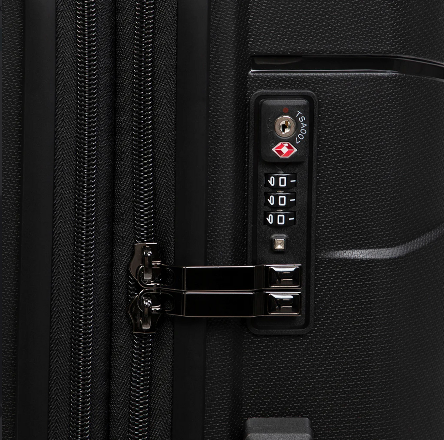 Momentous -   (Black) Expandable | TSA Lock | 8-Wheel luggage bag