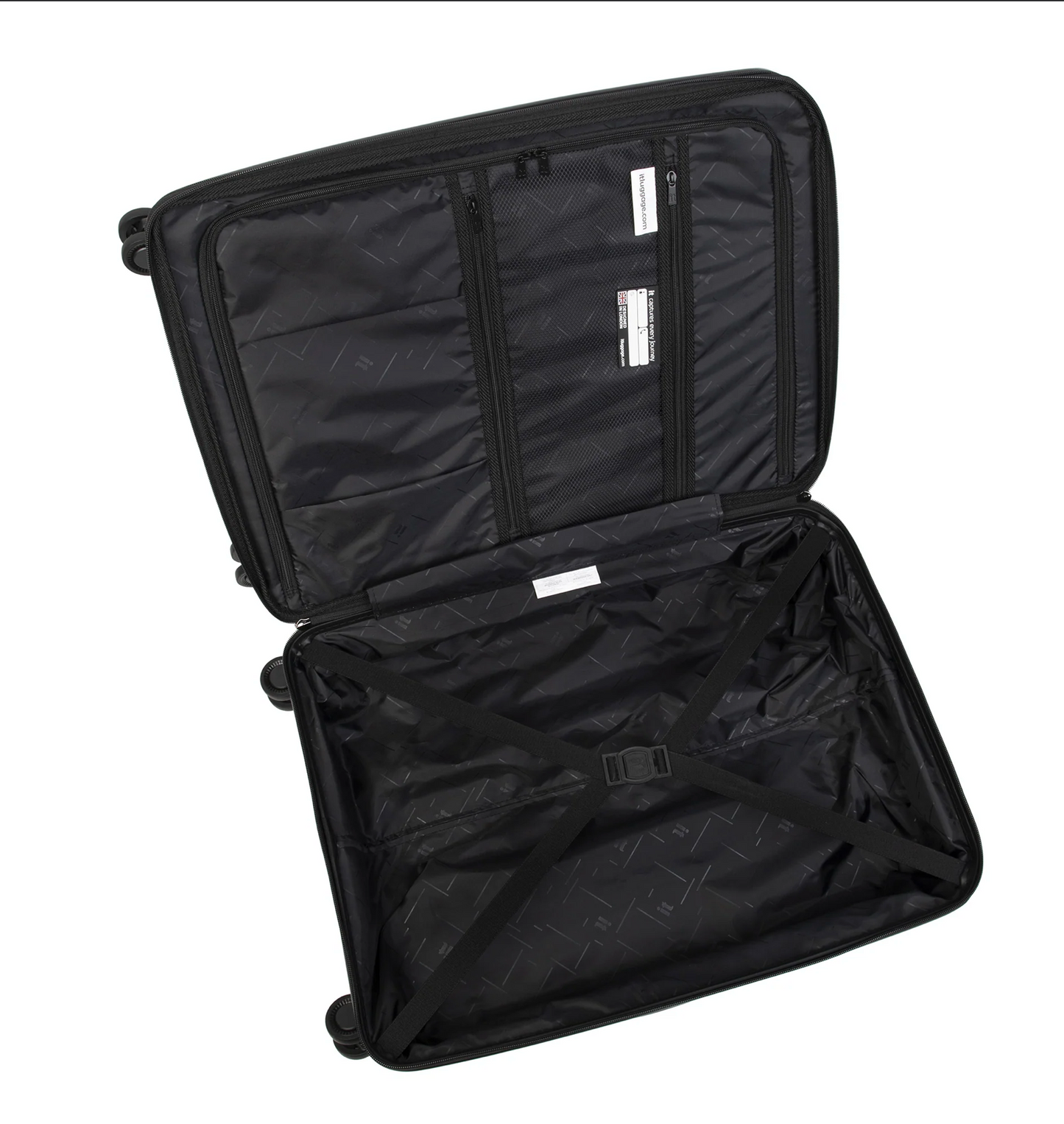 Momentous -   (Black) Expandable | TSA Lock | 8-Wheel luggage bag