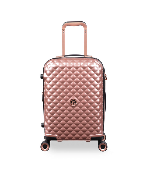 Glitzy-Plus (Metallic Rose Gold) Fashionable | Expandable | TSA Lock