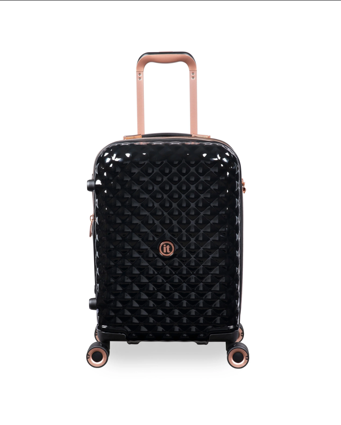 IT LUGGAGE GLITZY (BLACK) Fashionable | Expandable | TSA Lock