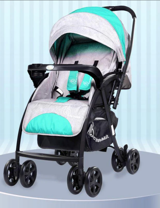 Sugar Pop Stroller - 3 Position Seat Recline, Easy One Hand Fold, Reversible Handle, UV Resistant Sun Canopy