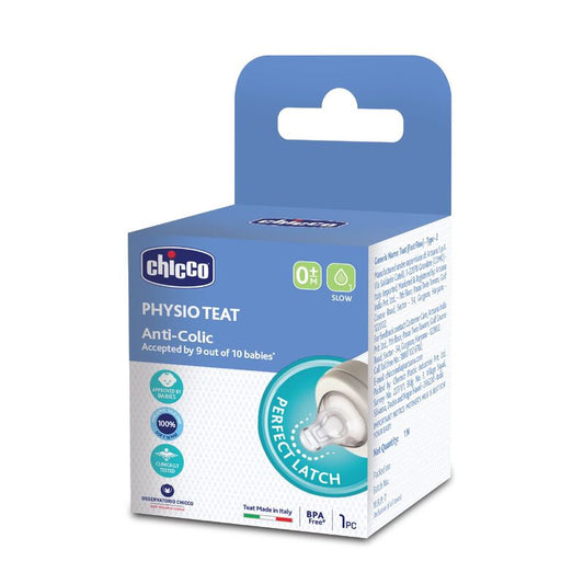 Chicco Baby Physio Teat (0m+, Slow) (1 Pcs)